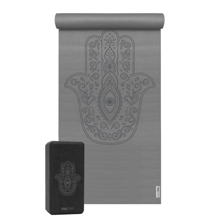 Yoga-Set Starter Edition - hand of fatima (Yogamatte + 1 Yogablock) - YOGISHOP