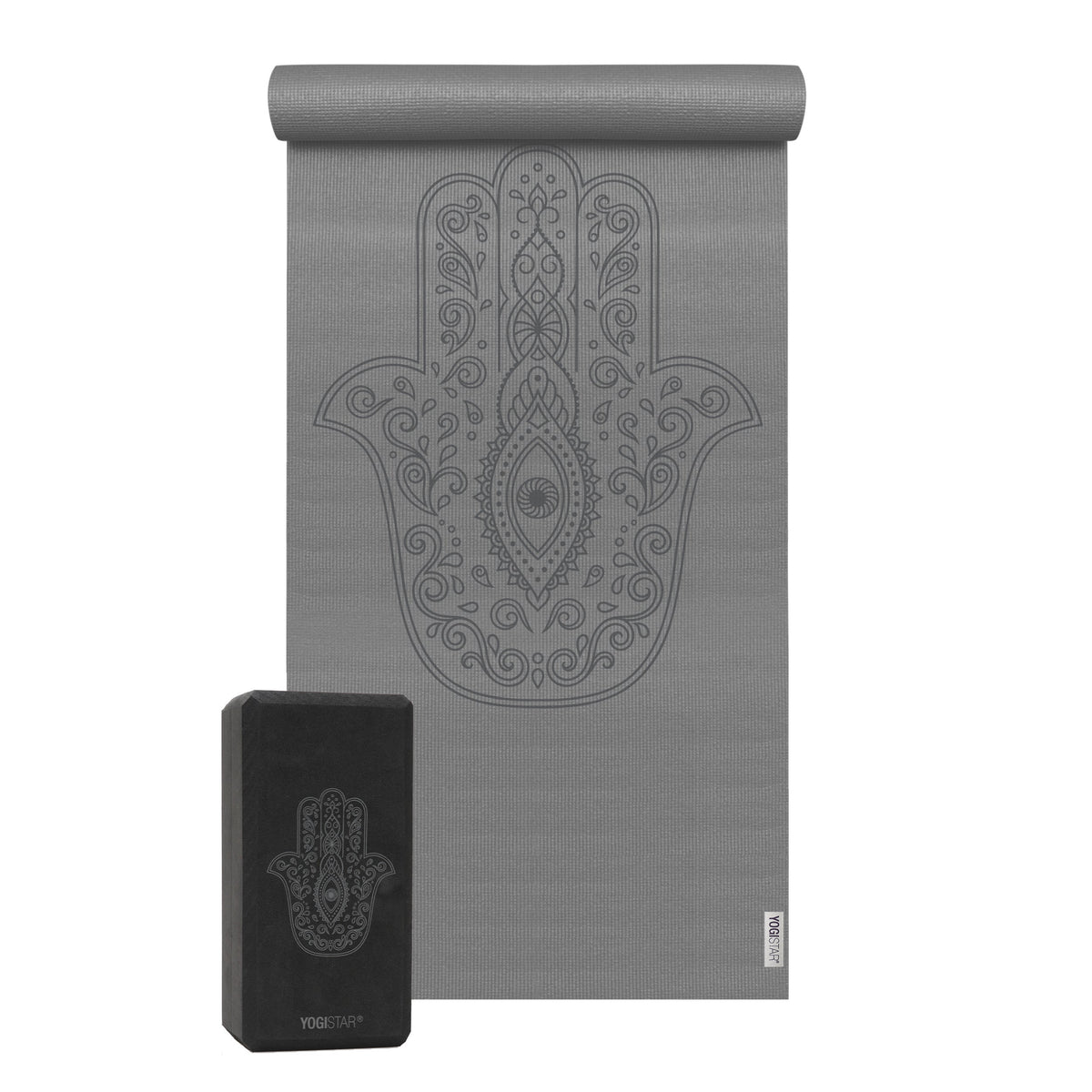 Yoga-Set Starter Edition - hand of fatima (Yogamatte + 1 Yogablock)