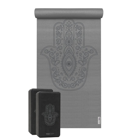 Yoga-Set Starter Edition - hand of fatima (Yogamatte + 2 Yogablöcke)