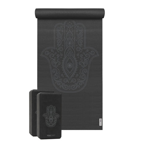 Yoga-Set Starter Edition - hand of fatima (Yogamatte + 2 Yogablöcke)