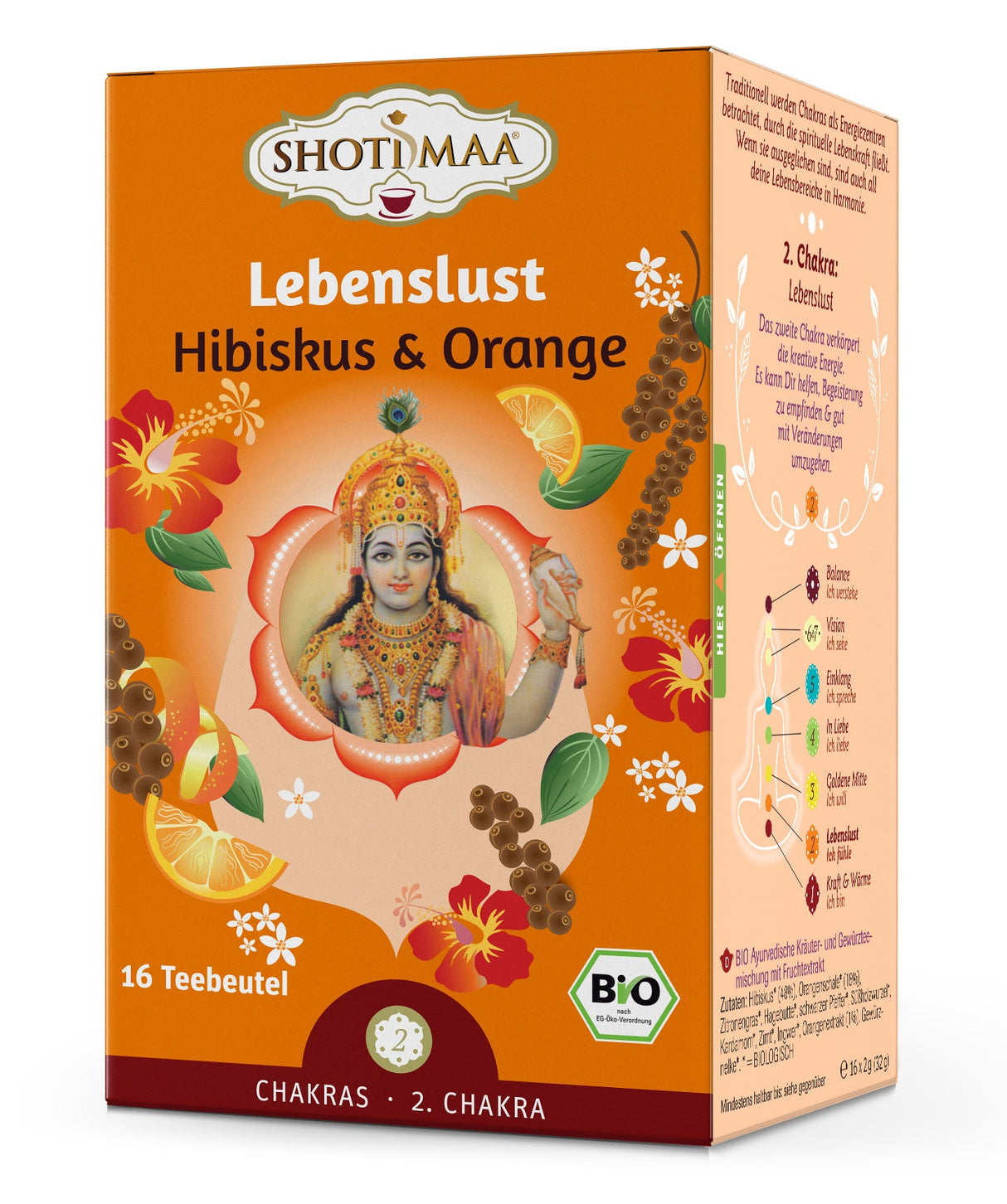 Bio Lebenslust Teemischung, 32 g - YOGISHOP