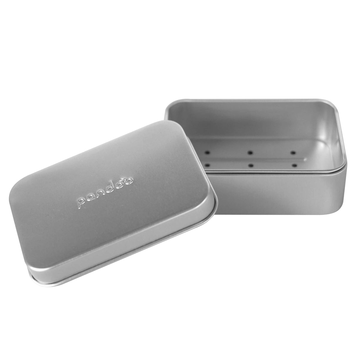 Seifendose aus Aluminium mit Abtropfgitter - YOGISHOP