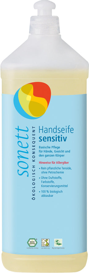 Handseife sensitiv, Nachfüllflasche, 1 l