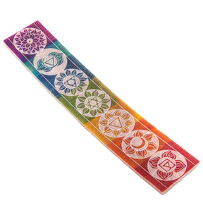 Räucherstäbchenhalter Chakra aus Speckstein