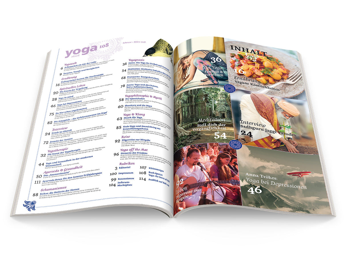 Yoga Aktuell 108 - 01/2018 - YOGISHOP