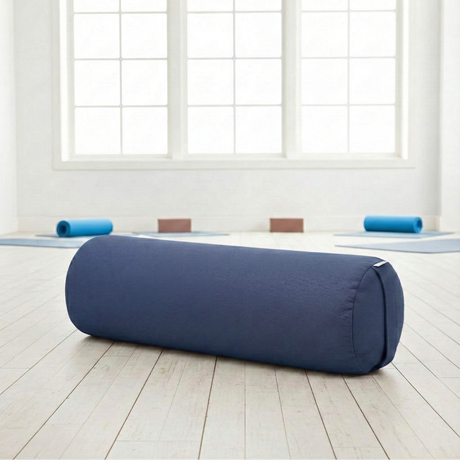 Yoga-Bolster yin - rund - Samtosha - organic cotton - AYURDEVA