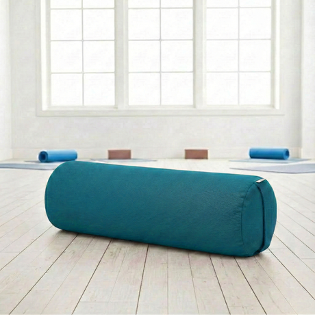 Yoga-Bolster yin - rund - Samtosha - organic cotton - AYURDEVA