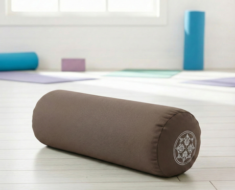 Yoga-Bolster - rund - vintage - cotton - basic - AYURDEVA