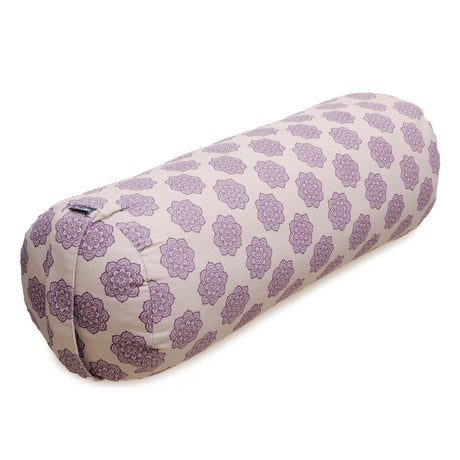 Yoga-Bolster rund - vintage - organic cotton