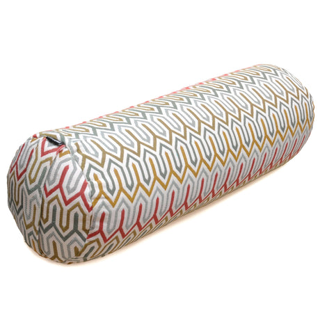 Yoga-Bolster rund - vintage - organic cotton - YOGISHOP