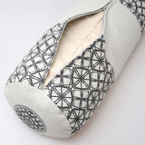 Yoga-Bolster rund - vintage - organic cotton - YOGISHOP