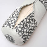 Yoga-Bolster rund - vintage - organic cotton - YOGISHOP