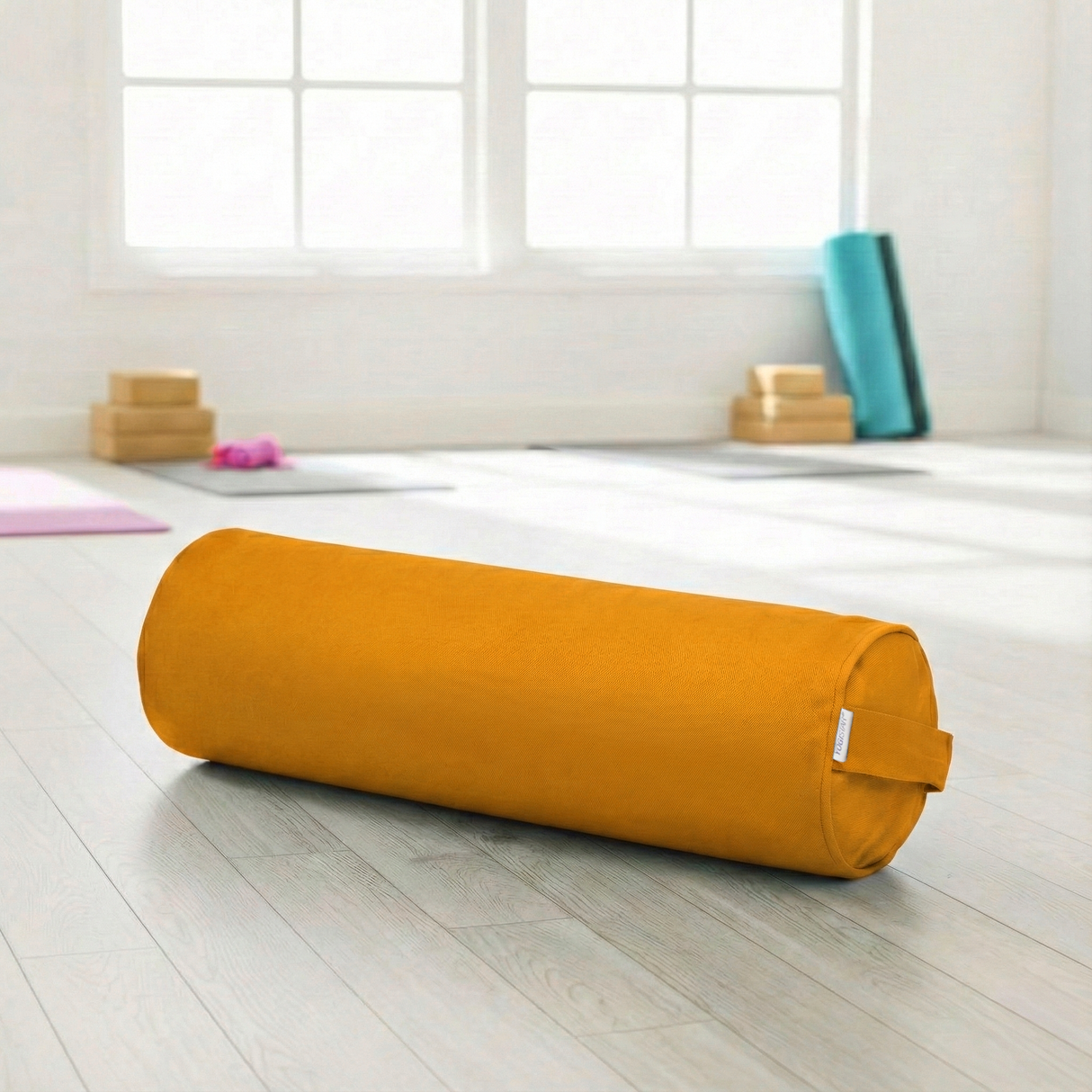 Yoga-Bolster yin - plus - rund - AYURDEVA