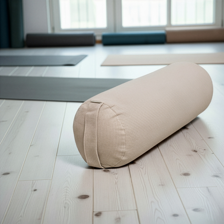 Yoga-Bolster yin - rund - Cord - YOGISHOP
