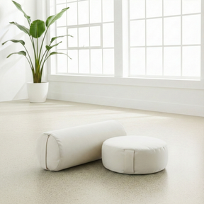 Yoga-Set Ananda (Meditationskissen Dhyana + Yoga-Bolster Samtosha) - YOGISHOP