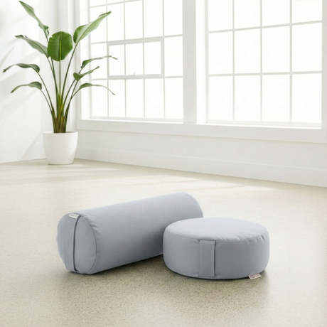 Yoga set Ananda (meditation cushion Dhyana + yoga bolster Samtosha)