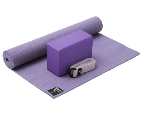 Yoga-Set kick it - one (Yogamatte + Yogablock + Yogagurt) - AYURDEVA