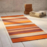 Yogateppich cotton rug - striped - YOGISHOP