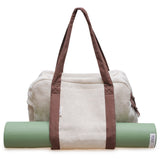 Yogatasche yogibag® all in one - jute - nature creme/taupe-grey