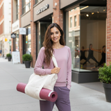 Yogatasche yogibag® all in one - jute - nature creme/off-white - YOGISHOP