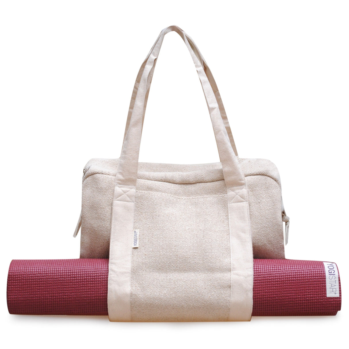 Yogatasche yogibag® all in one - jute - nature creme/off-white