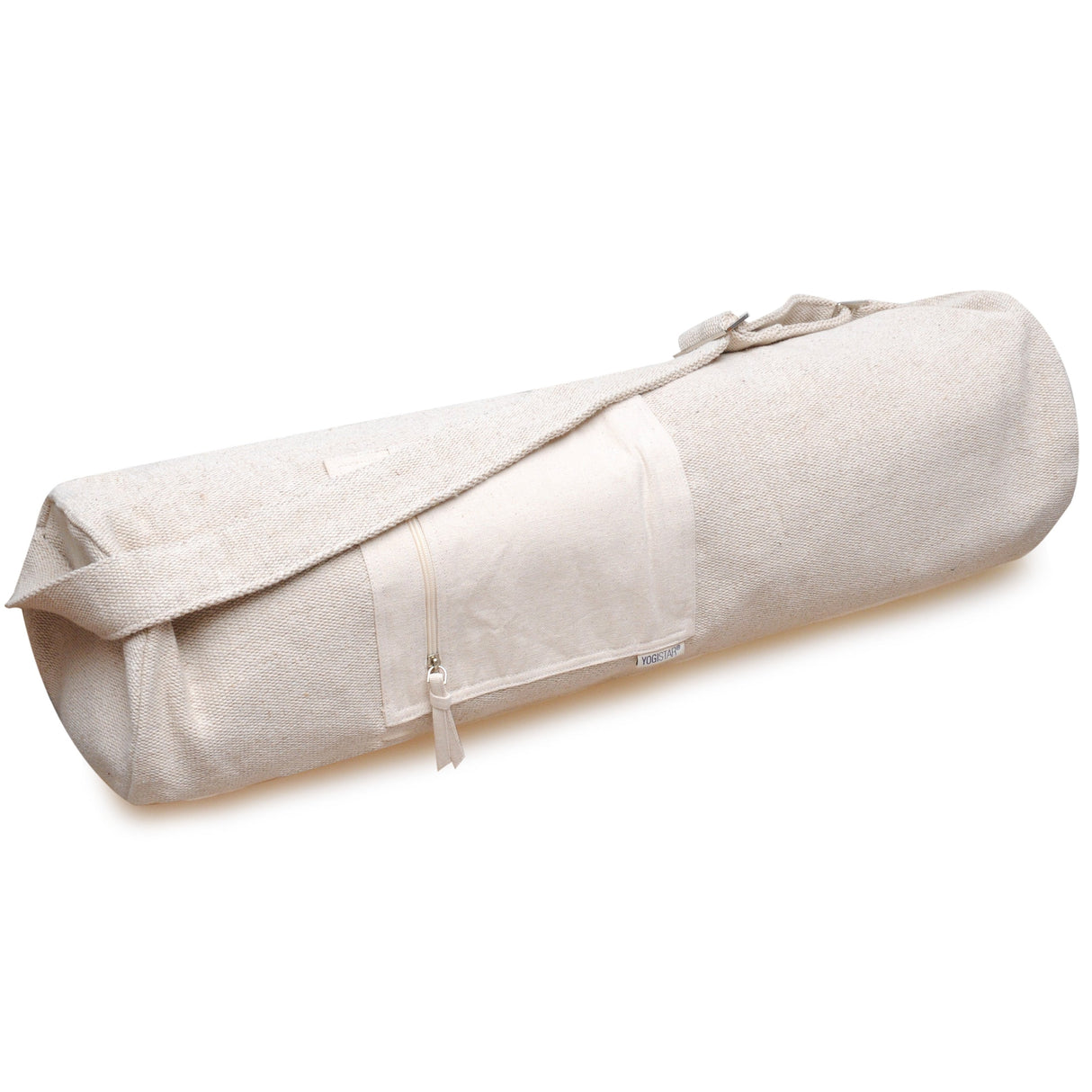 Yogatasche yogibag® basic - zip - jute - 75 cm - nature creme
