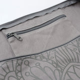 Yogatasche yogibag® basic - zip - cotton - art collection - 86 cm - lotus mandala - graphit - YOGISHOP