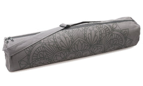 Yogatasche yogibag® basic - zip - cotton - art collection - 65 cm - lotus mandala - graphit - YOGISHOP