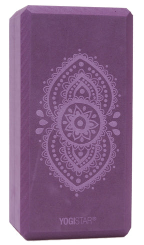 Yogablock yogiblock® basic - art collection - ajna chakra - aubergine