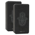 Yogablock yogiblock® basic - art collection - hand of fatima - zen black - 2er-Set - YOGISHOP