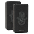 Yogablock yogiblock® basic - art collection - hand of fatima - zen black - 2er-Set