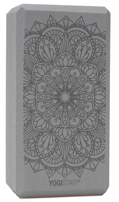 Yogablock yogiblock® basic - art collection - lotus mandala - graphite