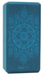 Yogablock yogiblock® basic - art collection - spiral mandala - petrol - YOGISHOP