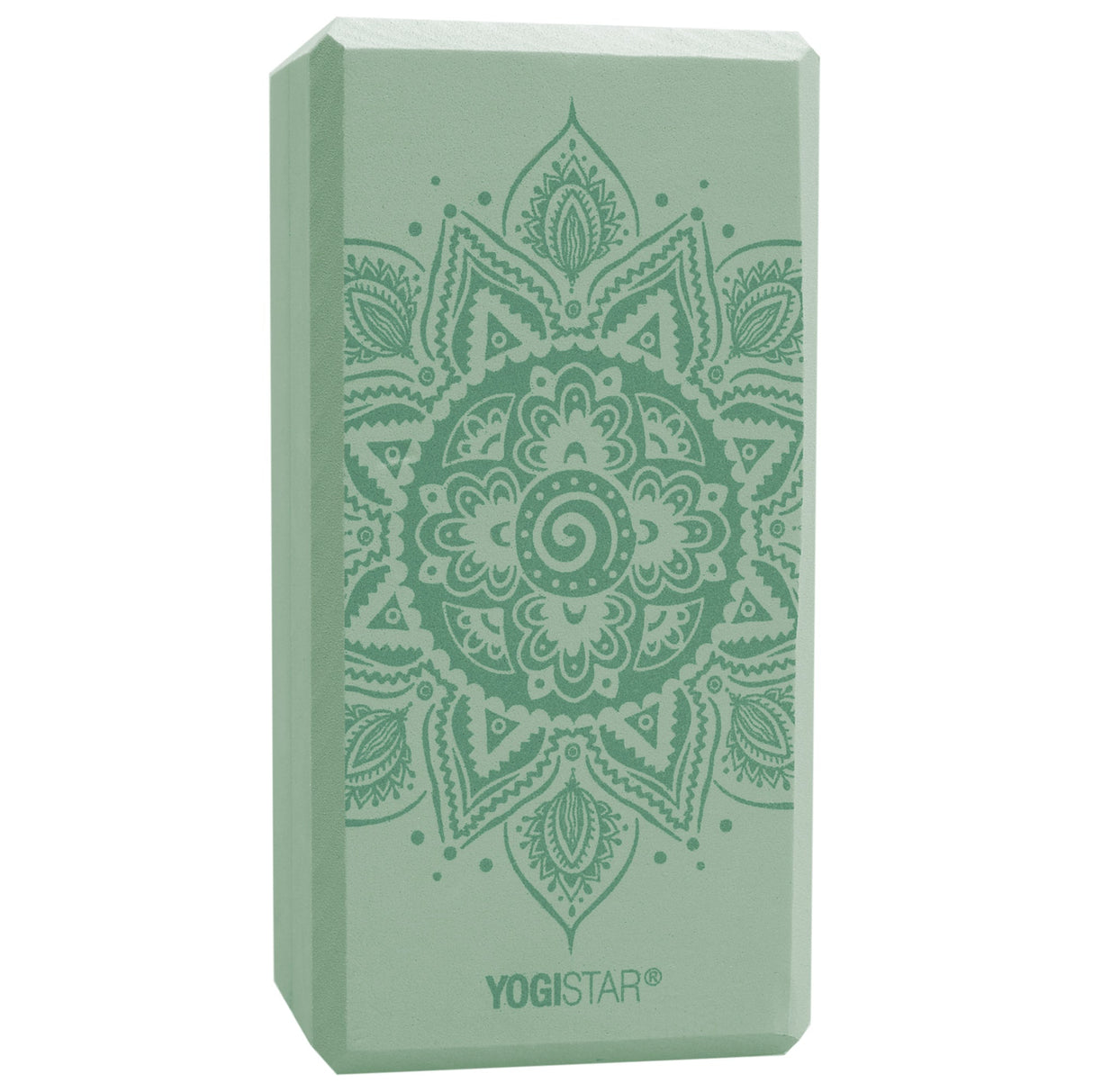 Yogablock yogiblock® basic - art collection - spiral mandala - velvet mint - AYURDEVA