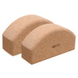 Yogablock yogiblock® halbrund - cork - 2er-Set - YOGISHOP