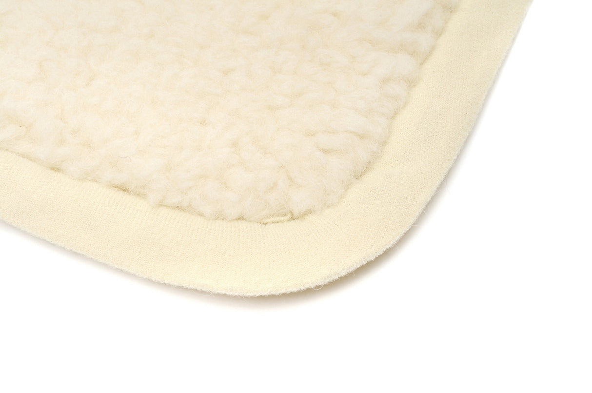 Yogamatte yogimat® natur - Schurwolle - umsäumt - YOGISHOP