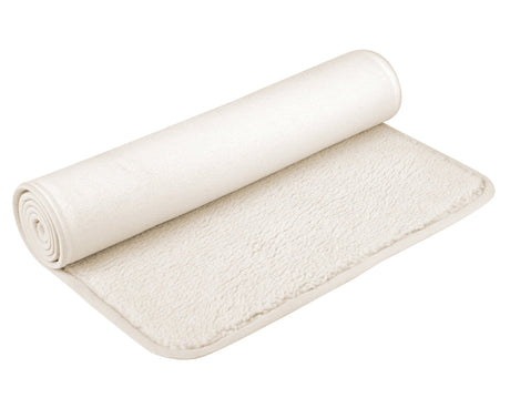 Yogamatte yogimat® natur - Schurwolle - umsäumt