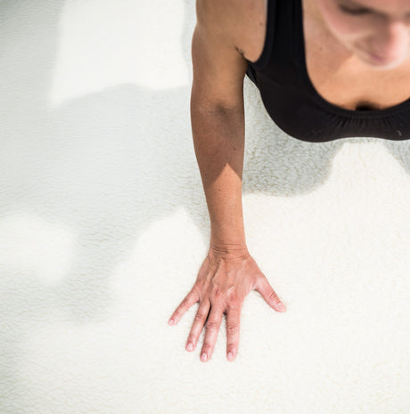 Yogamatte yogimat® natur - Bio-Schurwolle