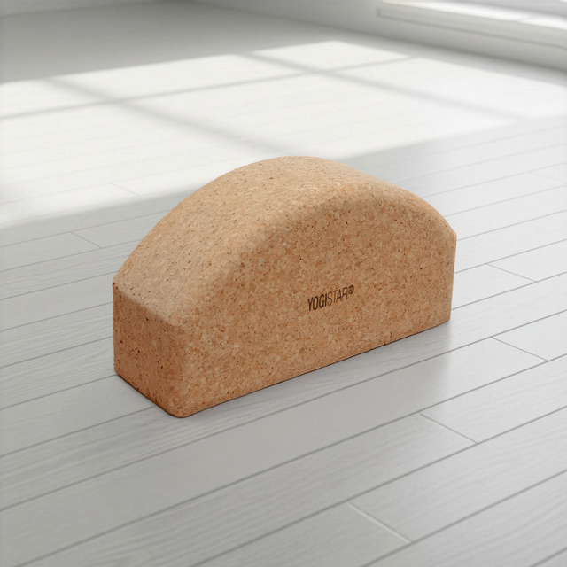 Yogablock yogiblock® halbrund - cork - YOGISHOP