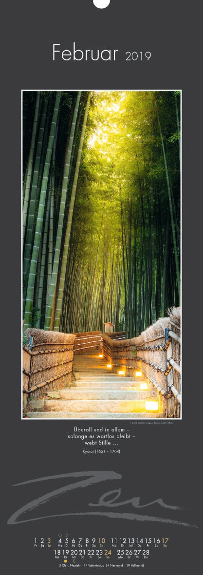 Zen Kalender 2019 - YOGISHOP