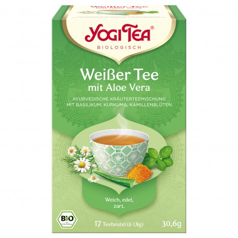 Bio Weißer Tee mit Aloe Vera, 30,6 g 