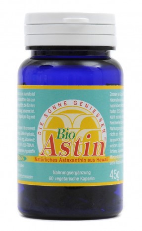 BiuAstin - 60 Kapseln Natürliches Astaxanthin (konv. Anbau), 45 g 