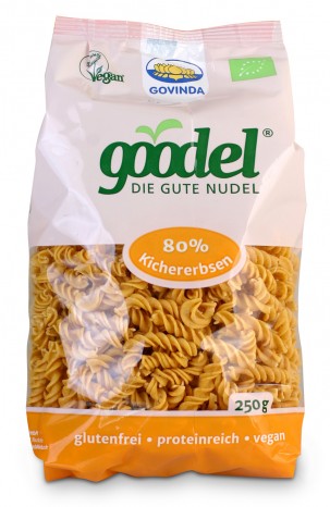 Bio Goodel – „Kichererbse-Leinsaat“ Spirelli, 250 g 