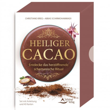 Heiliger Cacao - Entdecke das herzöffnende schamanische Ritual (Set mit 40 Karten) 