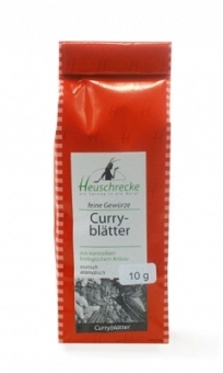 Bio Curry Blätter (ganz), 10 g 