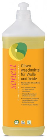Olivenwaschmittel für Wolle & Seide, 1 l 