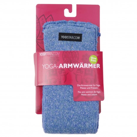 Yoga-Armwärmer saphire blue - Baumwolle