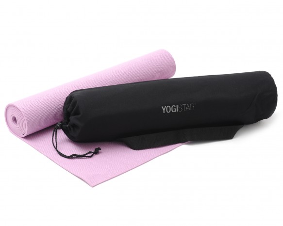 Yoga-Set Starter Edition (Yogamatte + Yogatasche) black-rose