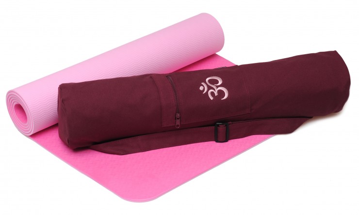 Yoga-Set Starter Edition - comfort (Yogamatte pro + Yogatasche OM) pink