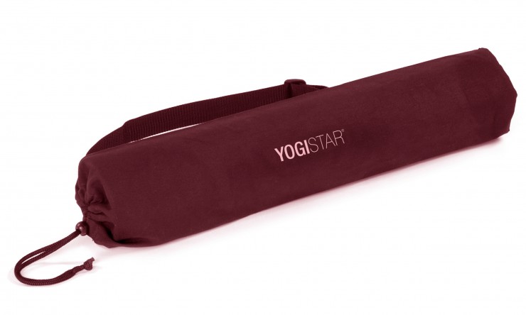 Yogatasche yogibag® basic - cotton - 65 cm bordeaux
